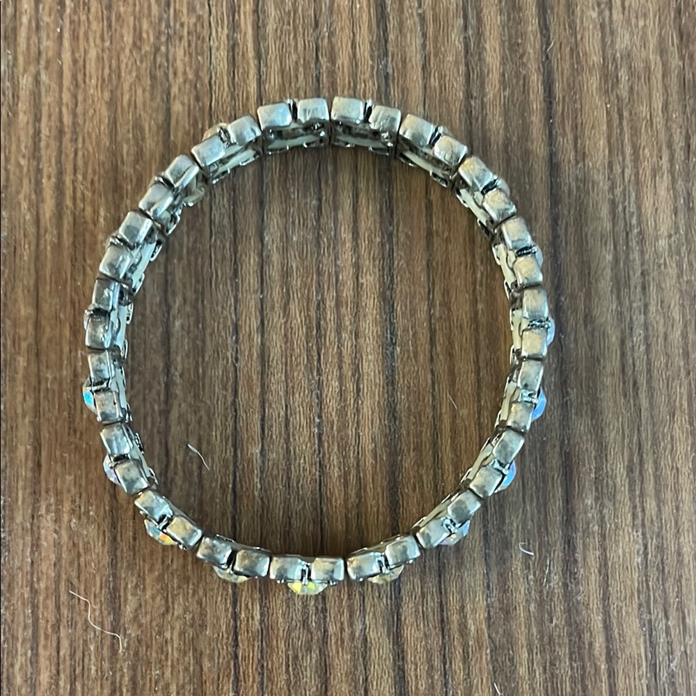 Lia Sophia Vintage Silver Blue Bracelet Elegant Design View 2